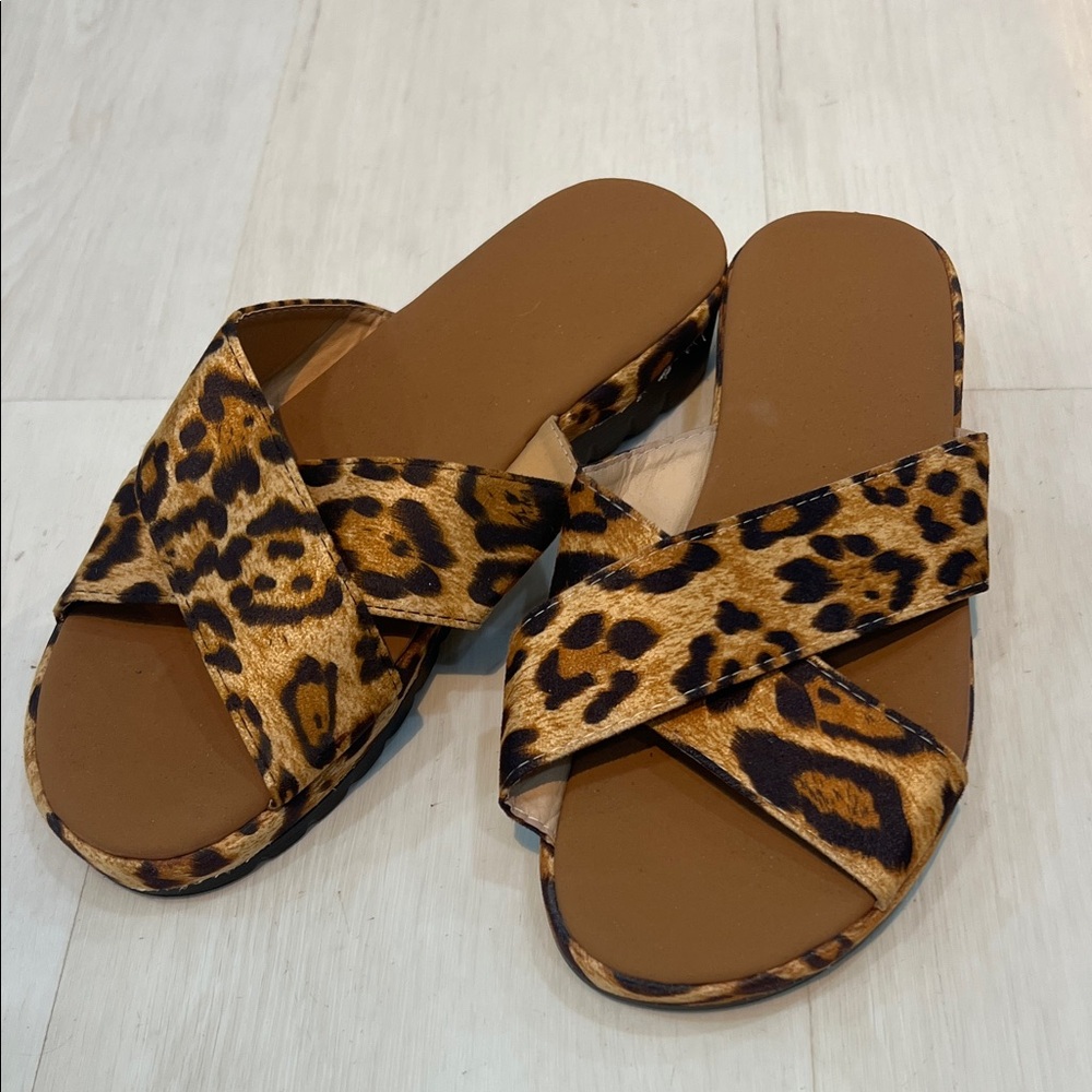 Leopard Print Women's Sandals